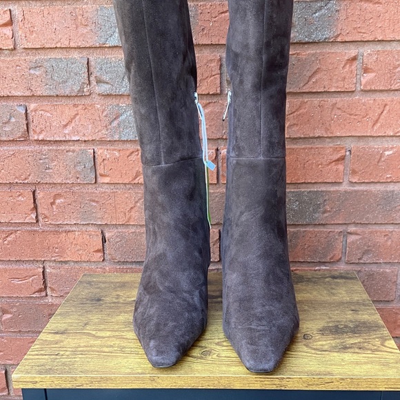 NWT Sam Edelman Brown Suede Knee High Boots 7.5 - Picture 2 of 10
